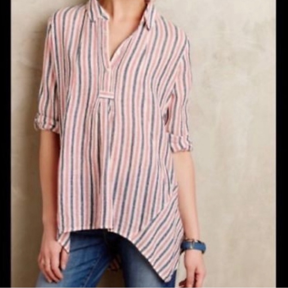 Anthropologie Isabella Sinclair Tisket Popover Size Medium